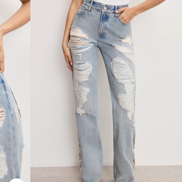 Good American khloe Jean High Rise  with Side Detail - Picture 7 of 7